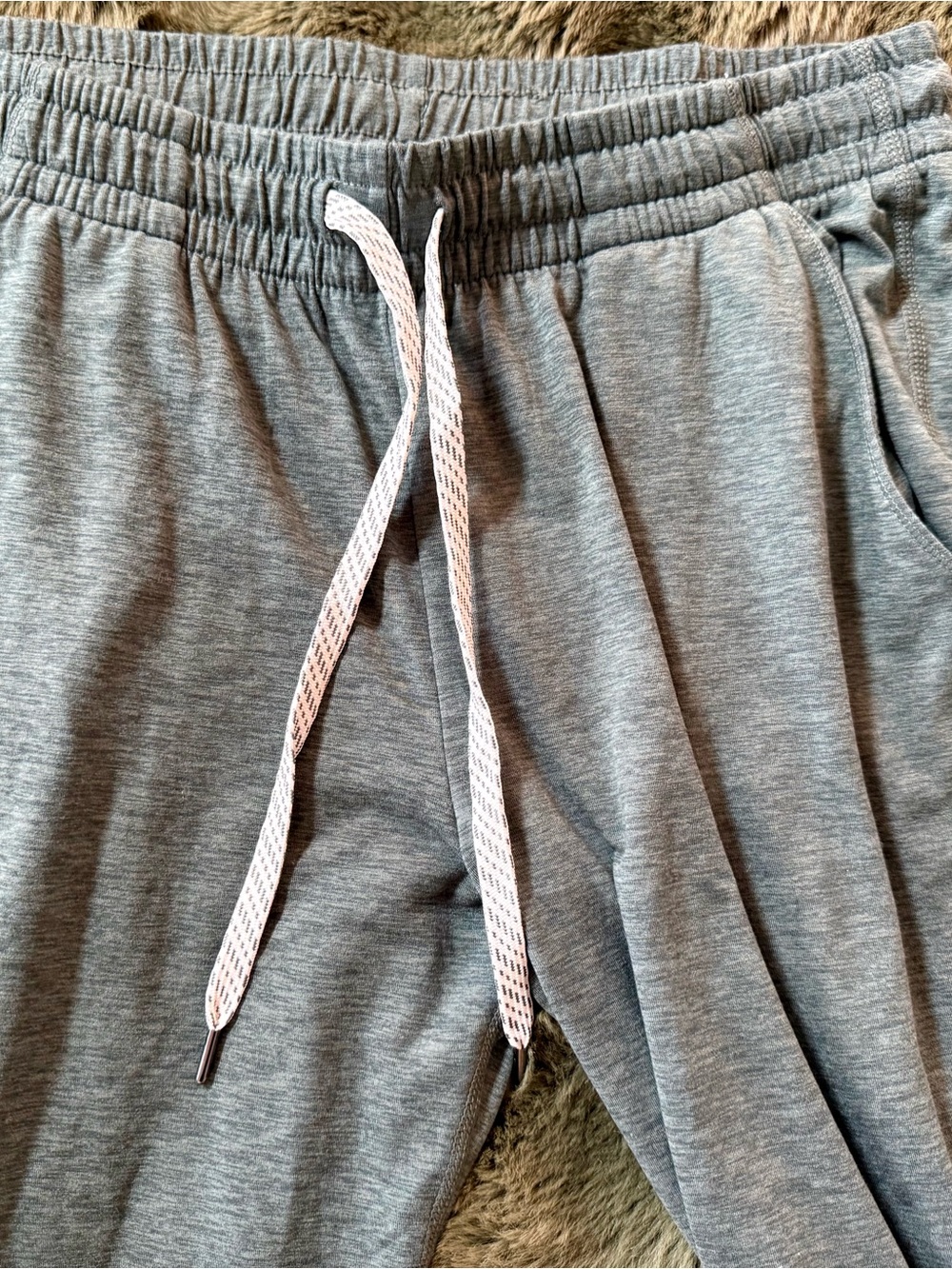 Light Green Soft Drawstring Jogger Pants with Pockets Size Small - Picture 2 of 3